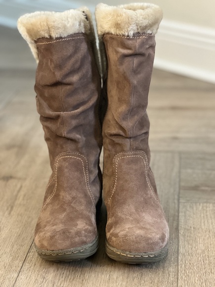🥾 Baretraps Brown Suede Leather Boots – Women’s Size 8.5 - Picture 1 of 4